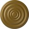 Ekena Millwork Carton Smooth Ceiling Medallion (Fits Canopies up to 9 1/8"), Hand-Painted Gold, 29 1/8"OD x 1 1/2"P CM29CAGLS - alternate 1